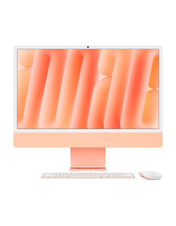 Apple iMac (M4, 10C CPU/10C GPU, 2024), 16 ГБ, 2 TB SSD, Orange (Оранжевый)