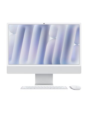 Apple iMac (M4, 10C CPU/10C GPU, 2024), 16 ГБ, 2 TB SSD, Silver (Серебристый)