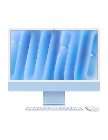 Apple iMac (M4, 10C CPU/10C GPU, 2024), 16 ГБ, 2 TB SSD, Blue (Голубой)
