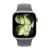 Apple Watch Series 11, 46 mm, Silver Aluminum Stone Gray Sport Band S/M