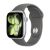 Apple Watch Series 11, 46 mm, Silver Aluminum Stone Gray Sport Band S/M