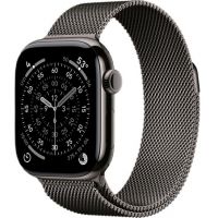 Apple Watch Series 11, 46 mm, Slate Titanium GPS+Cellular, Slate Milanese Loop M/L