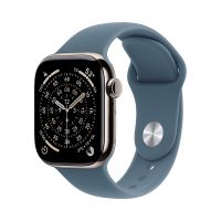 Apple Watch Series 11, 46 mm, Nalural Titanium GPS+Cellular, Anchor blue Sport Band M/L