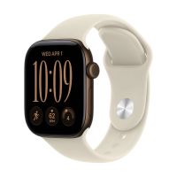 Apple Watch Series 12, 46 mm, Dark Bronze Aluminum Sand Sport Band M/L