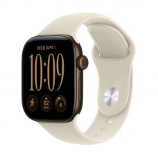 Apple Watch Series 12, 42 mm, Dark Bronze Aluminum Sand Sport Band S/M