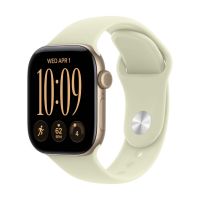 Apple Watch Series 12, 42 mm, Light Gold Aluminum Pale Succulent Sport Band S/M