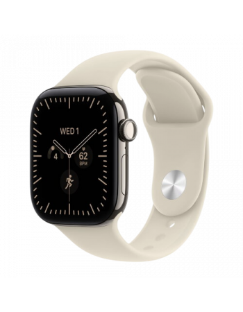 Apple Watch Series 12, 42 mm, Natural Titanium GPS+Cellular Sand Sport Band S/M