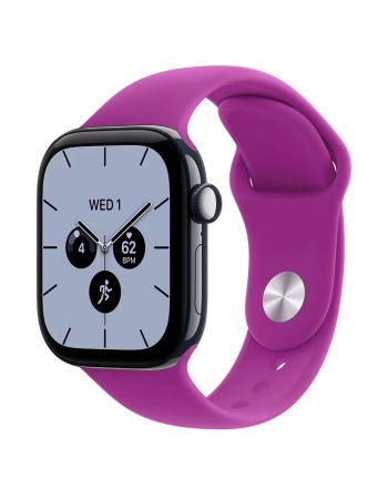 Apple Watch Series 12, 42 mm, Night Blue Ceramic GPS+Cellular Magenta Sport Band M/L