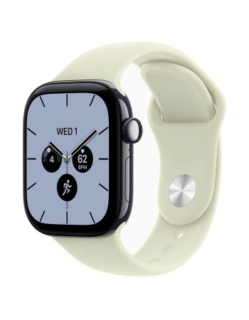Apple Watch Series 12, 46 mm, Night Blue Ceramic GPS+Cellular Pale Succulent Sport Band S/M