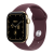 Apple Watch Series 12, 42 mm, Radiant Gold Titanium GPS+Cellular Burgundy Sport Band M/L