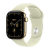Apple Watch Series 12, 42 mm, Radiant Gold Titanium GPS+Cellular Pale Succulent Sport Band S/M