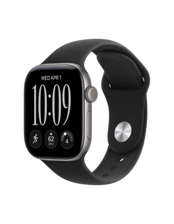Apple Watch Series 12, 42 mm, Space Gray Aluminum Black Sport Band S/M