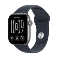 Apple Watch Series 12, 42 mm, Space Gray Aluminum Navy Blue Sport Band S/M