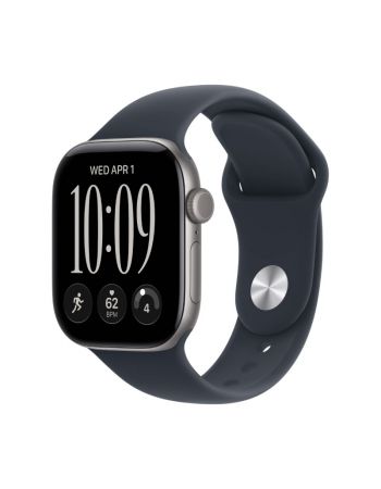 Apple Watch Series 12, 42 mm, Space Gray Aluminum Navy Blue Sport Band S/M