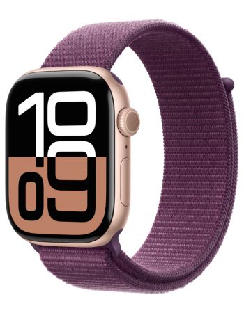 Apple Watch Series 10 42 мм, Aluminium Case GPS+Cellular, Sport Loop, Rose Gold