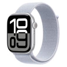 Умные часы Apple Watch Series 10 42 мм, Aluminium Case GPS+Cellular, Sport Loop, Silver