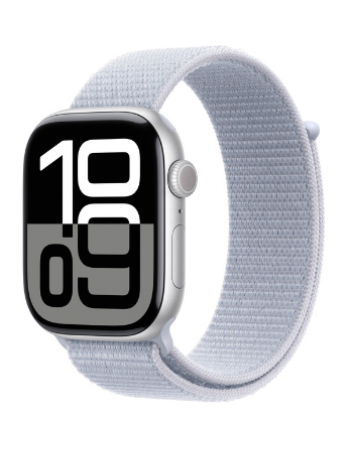 Apple Watch Series 10 42 мм, Aluminium Case GPS+Cellular, Sport Loop, Silver