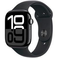 Умные часы Apple Watch Series 10 42 мм, M/L 140-245 мм, Aluminium Case GPS, Sport Band, Jet Black