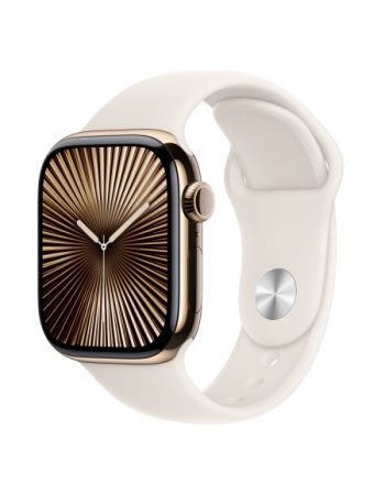Умные часы Apple Watch Series 10 42 мм, M/L 140-245 мм, Titanium Case GPS+Cellular, Gold