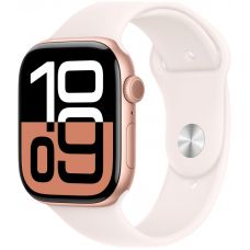 Умные часы Apple Watch Series 10 42 мм, M/L 140-245 мм, Aluminium Case GPS+Cellular, Rose Gold
