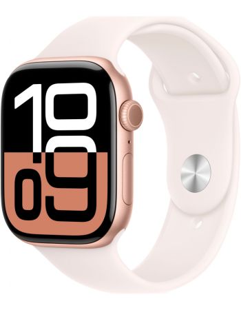 Умные часы Apple Watch Series 10 42 мм, S/M 130-200 мм, Aluminium Case GPS+Cellular, Rose Gold