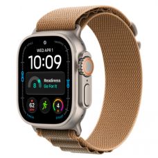 Apple Watch Ultra 4, 49 мм, Natural Titanium Desert Alpine Loop M/L
