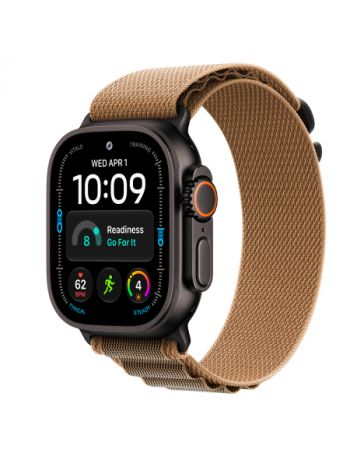 Apple Watch Ultra 4, 49 мм, Black Titanium Desert Alpine Loop M/L