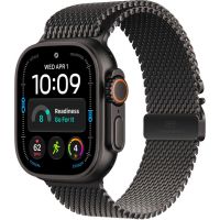 Apple Watch Ultra 4, 49 мм, Black Titanium Black Milanese Loop M