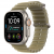 Apple Watch Ultra 4, 49 мм, Natural Titanium Translucent Kelp Ocean Band S/M