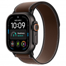 Apple Watch Ultra 4, 49 мм, Black Titanium Dark Umber Trail Loop S/M