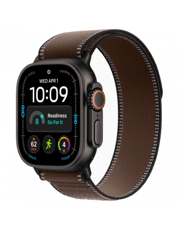 Apple Watch Ultra 4, 49 мм, Black Titanium Dark Umber Trail Loop S/M