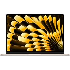 Apple MacBook Air 13 (M3, 8C CPU/8C GPU, 2024), 16 ГБ, 512 ГБ SSD, Сияющая звезда (Starlight)