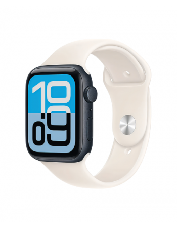 Apple Watch SE 3 40 mm, Midnight Aluminum Starlight Sport Band (M/L)