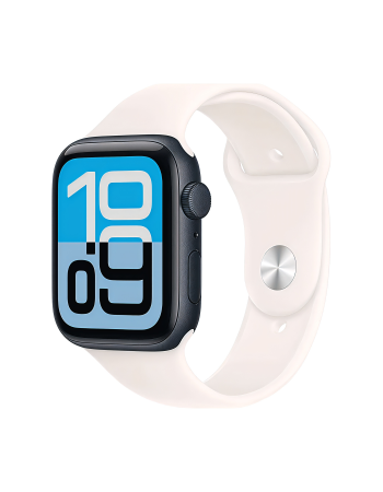 Apple Watch SE 3 40 mm, Midnight Aluminum Light Blush Sport Band (M/L)