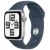 Apple Watch SE 2, 44 мм, корпус из алюминия серебристого цвета, спортивный ремешок цвета «грозовой синий», GPS + Cellular, M/L
