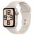 Apple Watch SE 2, 44 мм, корпус из алюминия цвета «сияющая звезда», спортивный ремешок цвета «сияющая звезда», GPS + Cellular, M/L