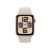 Apple Watch SE 2, 44 мм, корпус из алюминия цвета «сияющая звезда», спортивный ремешок цвета «сияющая звезда», GPS + Cellular, M/L