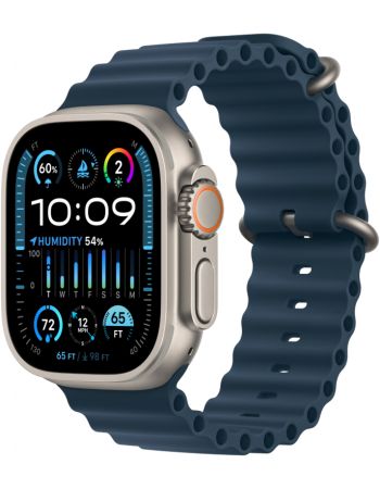 Apple Watch Ultra 2 GPS + Cellular, 49 мм, корпус из титана, ремешок Ocean синего цвета