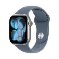 Apple Watch Series 11, 42 mm, Silver Aluminum Anchor blue Sport Band S/M