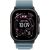 Apple Watch Ultra 3, Black Titanium Case with Light Blue Alpine Loop (M)