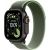 Apple Watch Ultra 3, Black Titanium Case with Green/Neon Trail Loop (S/M)