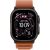 Apple Watch Ultra 3, Black Titanium Case with Terra Cotta Alpine Loop (M)