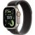 Apple Watch Ultra 3, Natural Titanium Case with Black/Charcoal Trail Loop (M/L)
