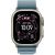 Apple Watch Ultra 3, Natural Titanium Case with Light Blue Alpine Loop (M)