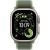 Apple Watch Ultra 3, Natural Titanium Case with Green/Neon Trail Loop (M/L)
