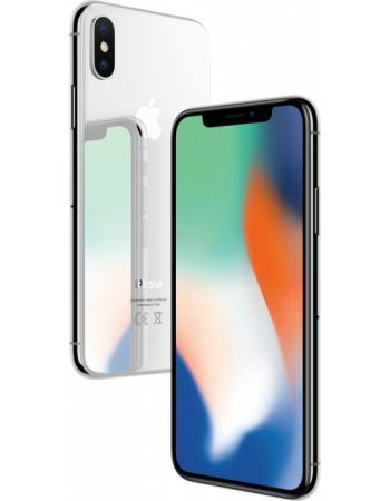 iPhone X 256 ГБ Серебристый задняя крышка и дисплей