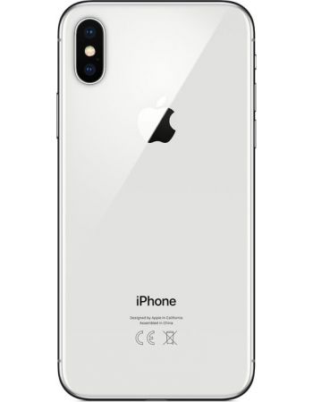iPhone X 256 ГБ Серебристый задняя крышка