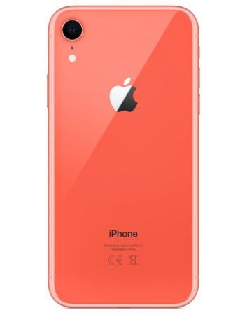 iPhone XR 64 ГБ коралловый задняя крышка